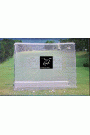 FRAMED GOLF PRACTICE AND DRIVING NET; FREE STANDING USE IN THE YARD OR IN THE GARAGE: MULTI USE