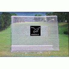 FRAMED GOLF PRACTICE AND DRIVING NET; FREE STANDING USE IN THE YARD OR IN THE GARAGE: MULTI USE