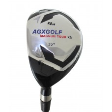AGXGOLF Men's LEFT HAND Edition, Magnum XS #4 HYBRID IRON (22 Degree) w/Free Head Cover: Available in Senior, Regular & Stiff flex - ALL SIZES. Additional Hybrid Iron Options!