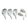 AGX MENS GRAPHITE 7, 8 & 9 HYBRIDS + WIDE SOLE PW & SW: CHOOSE YOUR FLEX & LENGTH