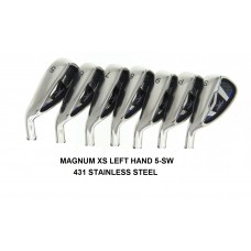 AGXGOLF MAGNUM  XS IRON HEADS: SET TOTAL OF SEVEN HEADS 5-SW STAINLESS STEEL .370 HOSEL.  AVAILABLE IN LEFT HAND & RIGHT HAND!
