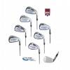 AGXGOLF TCI TOUR MEN'S GOLF SET w460 DRIVER, 3 & 5 WOOD, #3 HYBRID + 4-9 IRONS + PW FREE PUTTER: CHOOSE LENGTH & FLEX; USA BUILT
