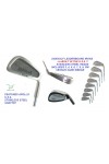 MEN'S LEADERBOARD OPTIMIZED WIDE SOLE IRONS SET wSTAINLESS STEEL SHAFTS + FREE SAND WEDGE; ALL SIZES