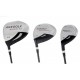  LEFT HAND LADIES MAGNUM XLT 3 PIECE WOODS SET: DRIVER, 3 WOOD & 3 HYBRID IRON.  AVAILABLE IN ALL TALL, PETITE, & REGULAR LENGTH. 