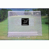 FRAMED GOLF PRACTICE AND DRIVING NET; FREE STANDING USE IN THE YARD OR IN THE GARAGE: MULTI USE