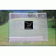 FRAMED GOLF PRACTICE AND DRIVING NET; FREE STANDING USE IN THE YARD OR IN THE GARAGE: MULTI USE