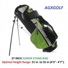 AGXGOLF JUNIOR STAND GOLF BAGS: 27", 28" or 30 Inch: Select the size that fits your Junoir Golfer