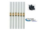 Ready To Use 6 True Temper Command Regular/Stiff Flex Steel Iron Shafts .370 Tip +7 Ferrules; For a Set of 5-PW Irons