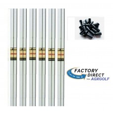 8 True Temper Command Regular/Stiff Flex Steel Iron Shafts .370 Tip +9 Ferrules