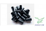 FERRULES: 12 PACK BLACK: THREE QUARTER INCH; .370 or .335