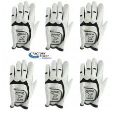 SIX PACK: TALON CABRETTA LEATHER Golf Gloves, Left Hand Glove for for Right Handed Golfers