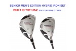 ANY COMBINATION AGXGOLF MEN'S SENIOR FLEX XS HYBRID IRON SET GRAPHITE RIGHT HAND: CHOOSE ANY LENGTH
