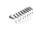 MEN'S LEFT or RIGHT HAND AGXGOLF MAGNUM XS WIDE SOLE IRONS SET 3-PW + SW with STEEL SHAFTS (OPTIONAL GRAPHITE UP-GRADE) Regular, Senior or Stiff Flex: USA BILT!