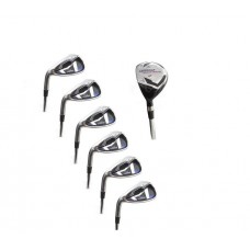 AGXGOLF BOYS LEFT or RIGHT HAND XS TOUR IRON SET: #3 HYBRDIS + 5,6,7,8 & 9+PW. AVAILABLE IN TEEN, TWEEN & TALL LENGTHS