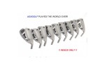 AGXGOLF MAGNUM XS Wide Sole IRON HEADS: WIDE SOLE 431 STAINLESS STEEL: SET OF NINE HEADS 3-SW STAINLESS STEEL .370 HOSEL LEFT or RIGHT HAND!