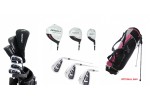 AGXGOLF GIRL'S LEFT or RIGHT HAND MAGNUM PINK EDITION GOLF CLUB SET w/12 DEGREE DRIVER +3 WOOD + HYBRID + IRONS + WEDGE + STAND BAG & FREE PUTTER: AVAILABLE IN ALL SIZES 