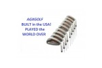 AGXGOLF MEN'S P-FORCE SINGLE IRONS SENIOR FLEX 3-PW: CHOOSE LENGTH 