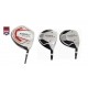 AGXGOLF MAGNUM XLT DRIVER + 3 & 5 FAIRWAY WOODS SET w/GRAPHITE SHAFTS: CHOOSE LENGTH & FLEX; LEFT or RIGHT HAND: INCLUDES HEAD COVERS FOR ALL THREE WOODS