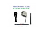 AGXGOLF LADIES XS FAIRWAY WOODS: 3 (15°), 5 (18°) , 7 (21°) OR 9 (24°) w/GRAPHITE SHAFT: LEFT or RIGHT HAND: CHOOSE LENGTH + HEAD COVERS